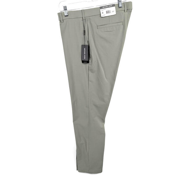 Michael Kors Men's Classic Fit Performance Stretch Dress Pants Green 36 x 32 - Picture 2 of 7